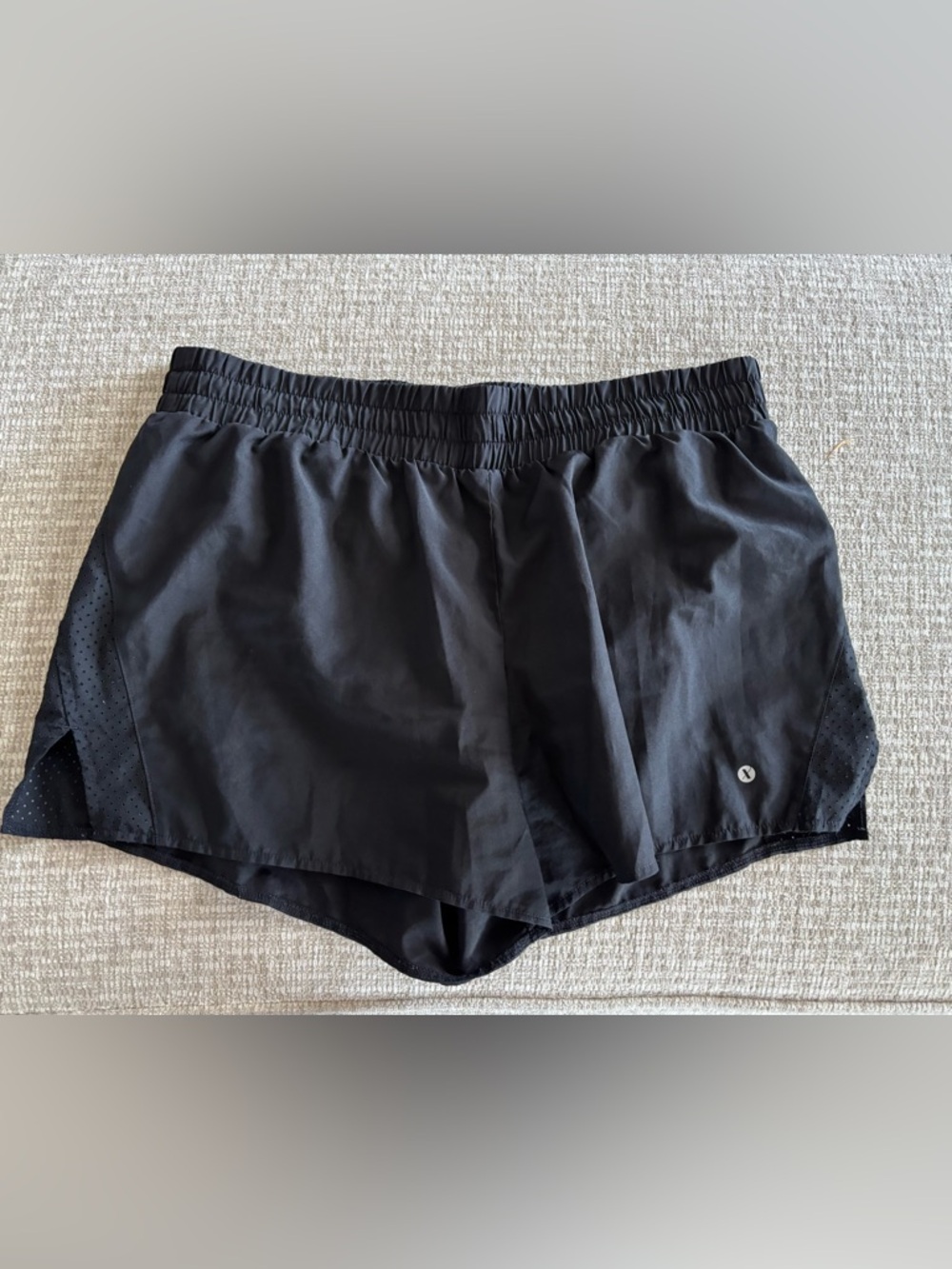 Black Women's Athletic Shorts - Lightweight Elastic Waist